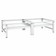 thumbnail image 1 of vidaXL Washing and Drying Machine Pedestal with Pull-out Shelves White, 1 of 5