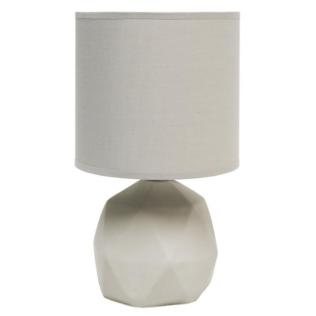 Simple Designs Geometric Concrete Lamp