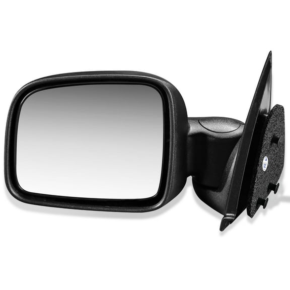 DNA Motoring OE Style Manual Left Side View Door Mirror Compatible with 2002-2007 Jeep Liberty