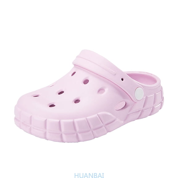 HUANBAI Boys Sandals For Kids Lightweight Breathable Comfortable Outdoor Summer Beach Play Shoes Casual Footwear ,(2-3 Years Pink) Size ,8.5