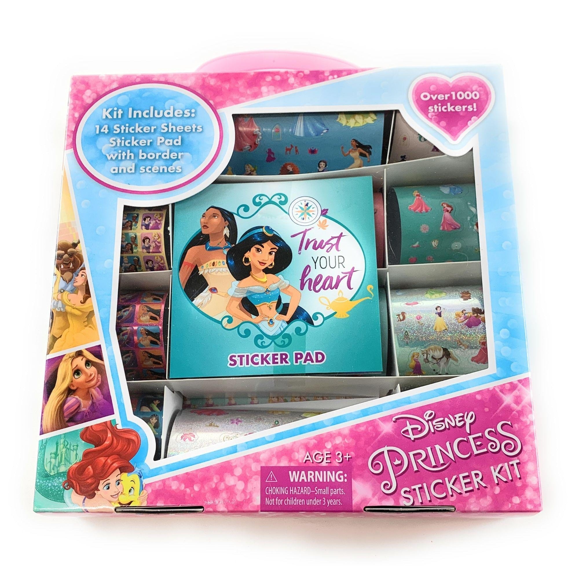 Disney Princess Art Set Bundle for Girls ~ Princess Art Kit with Coloring  Utensils, Brushes, Art Pad, Stickers, More (Disney Arts and Crafts Kit)