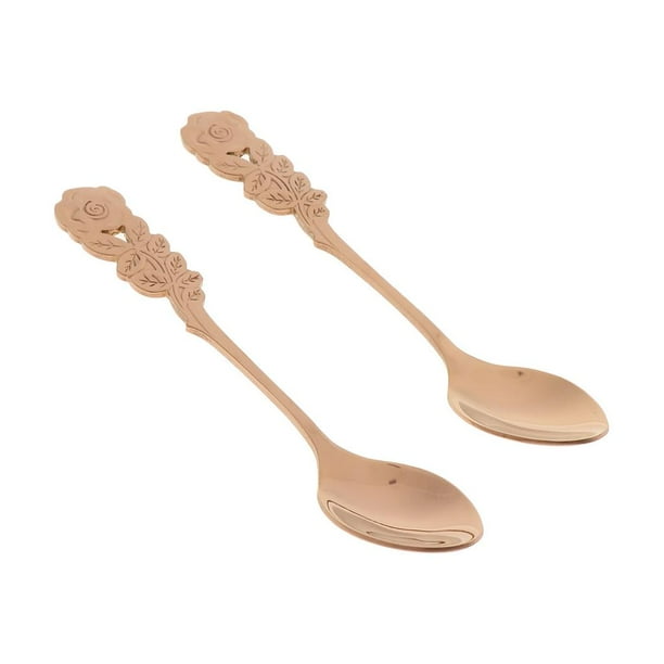 de s de dita de material acero Inoxidable de Azúcar Mezcladora Agitadora para Postre de Té de , Oro rosa