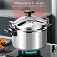 thumbnail image 3 of Aluminum Pressure Canner, 7L Large Capacity Efficient Pressure Cooker  for Gas Stove, 3 of 7