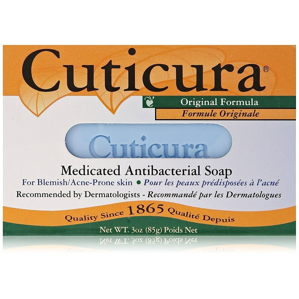 Cuticura Original Medicated Soap Bar 3oz Box (3 Pack)