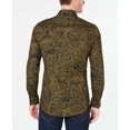 thumbnail image 2 of Michael Kors Mens Palm Button Up Shirt, Green, X-Large, 2 of 2