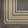thumbnail image 5 of Nourison Horizon Indoor/Outdoor 3' x 5' Charcoal Modern Rug, 5 of 10