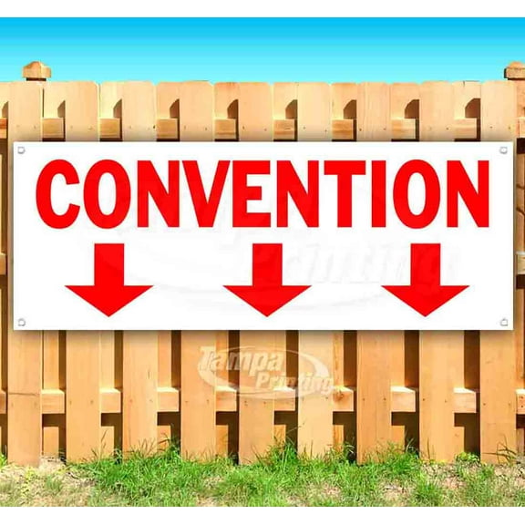 Convention 13 oz Vinyl Banner With Metal Grommets