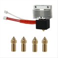 thumbnail image 1 of For Elegoo Neptune 4/4Pro Hotend+Nozzle Kit 24V 40W Heating Rod, 1 of 5