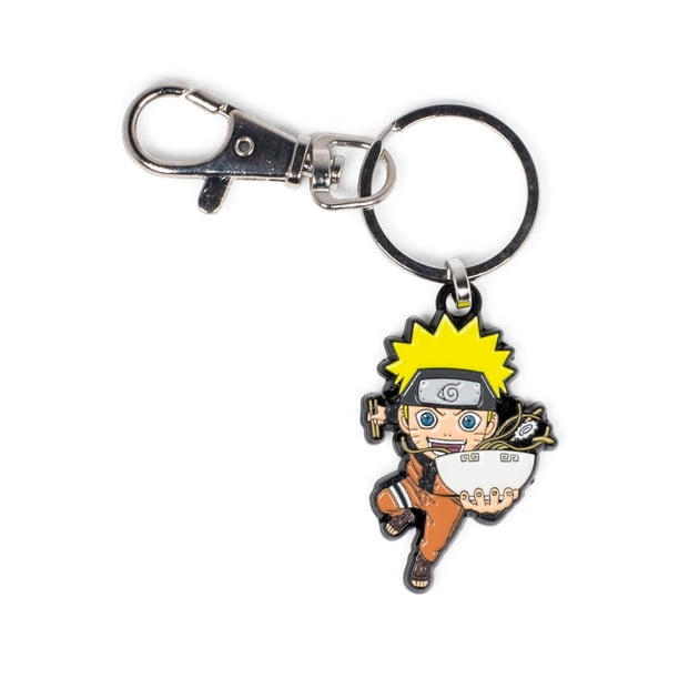 Llavero de Naruto Uzumaki con colgante esmaltado en forma de cuenco de ramen