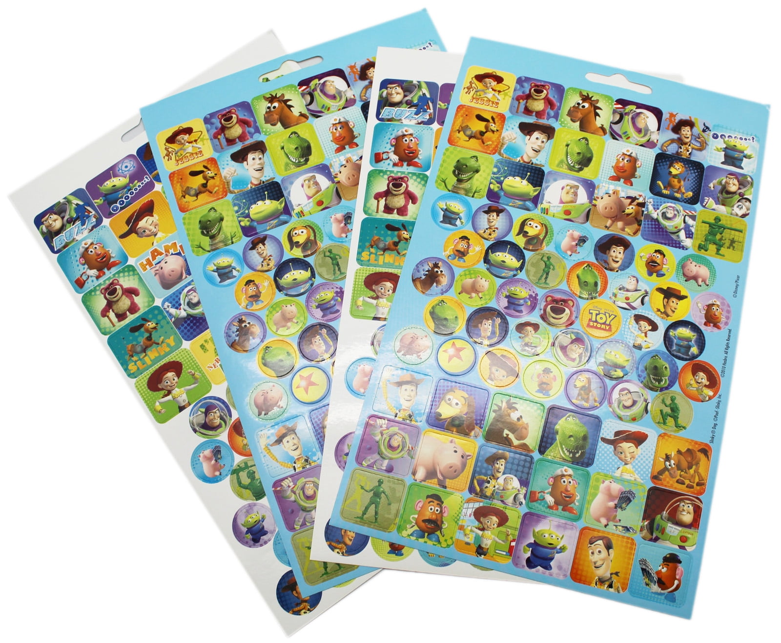 Disney Pixar's Toy Story Stickerland Pad Assorted Character Stickers (4 Sheets)