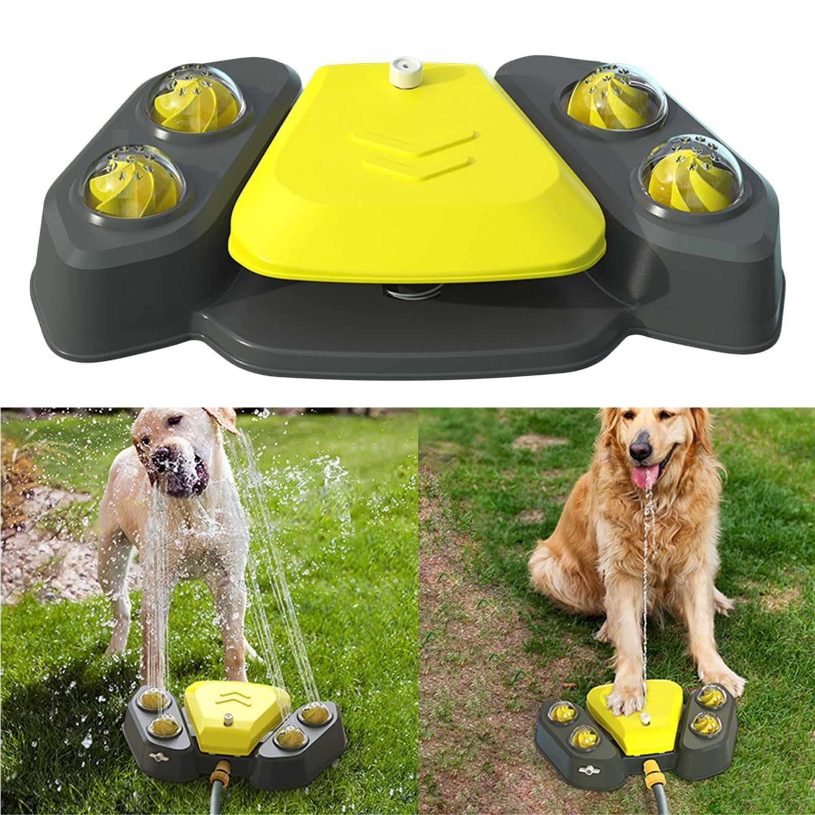 Outdoor Dog Drinking Water Fountain Easy Paw Activated Pet Dispenser