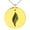 Gold, variant on Stainless Steel Elemental Fire Nation Engraved Small Medallion Circle Charm Pendant Necklace