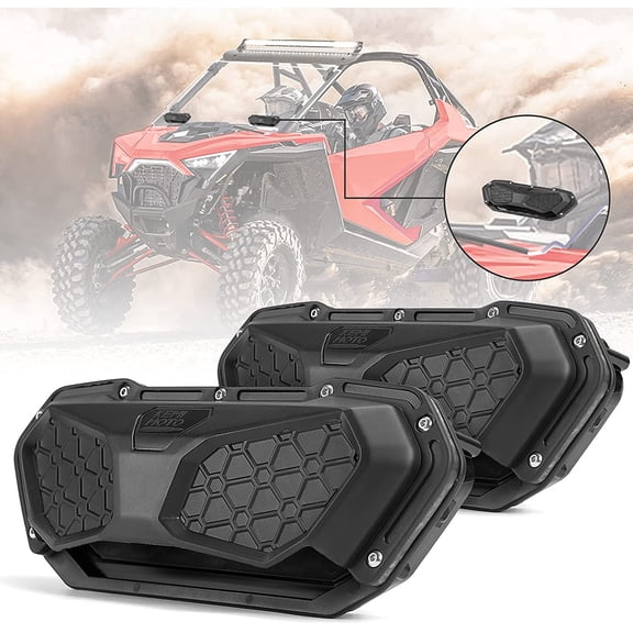 KEMIMOTO 2PCS Windshield Versa Vent Kit for Polaris RZR /Ranger /General /Can Am X3 /Pioneer /Kawasaki Teryx