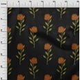 thumbnail image 3 of oneOone Polyester Spandex Black Fabric Floral Fabric For Sewing Printed Craft Fabric By The Yard 56 Inch Wide, 3 of 4