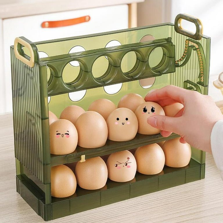 Egg Holder Egg Containers Multi Tier Stackable with Handle Egg