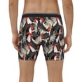 thumbnail image 4 of Cauagu Roosters 2 Print Men's Boxer Briefs, Funny & Cute Underwear Elastic Waistband Briefs Ideal Gift for Men,1-Pack, 4 of 7