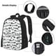 thumbnail image 3 of Easygdp Fish Bones Mochila para Niños y Niñas con Set de Caja de Almuerzo y Estuche para Lápices 3 en 1, Mochila Escolar Estampada para Adolescentes, 3 of 7