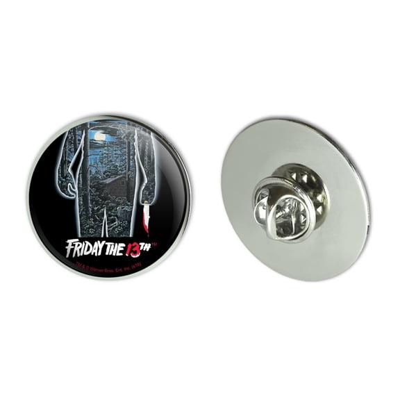 Friday the 13th Poster Metal 1.1" Tie Tack Hat Lapel Pin Pinback