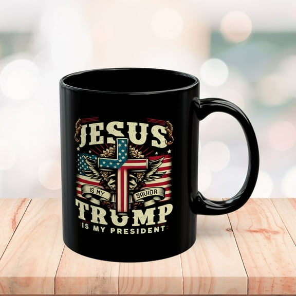 Trump Mug 2024 Take America Back MAGA Black Coffee Mug 11oz or 15oz Cup