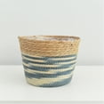 thumbnail image 3 of Luxcidy Seagrass Round Flower Pot Basket Planter with Plastic Liner Indoor (S), 3 of 3