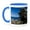 Blue/White, variant on 3drose, France, Corsica, Le Cap Corse, Bastia, City View - Eu09 Wbi3432 - Walter Bibikow, 11oz Magic Transforming Mug