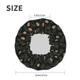 thumbnail image 4 of Kdxio Pine Cone Woodland Pattern Print Shower Cap for Women,Elastic and Reusable,Double Waterproof Layers Bathing Hat, 4 of 6