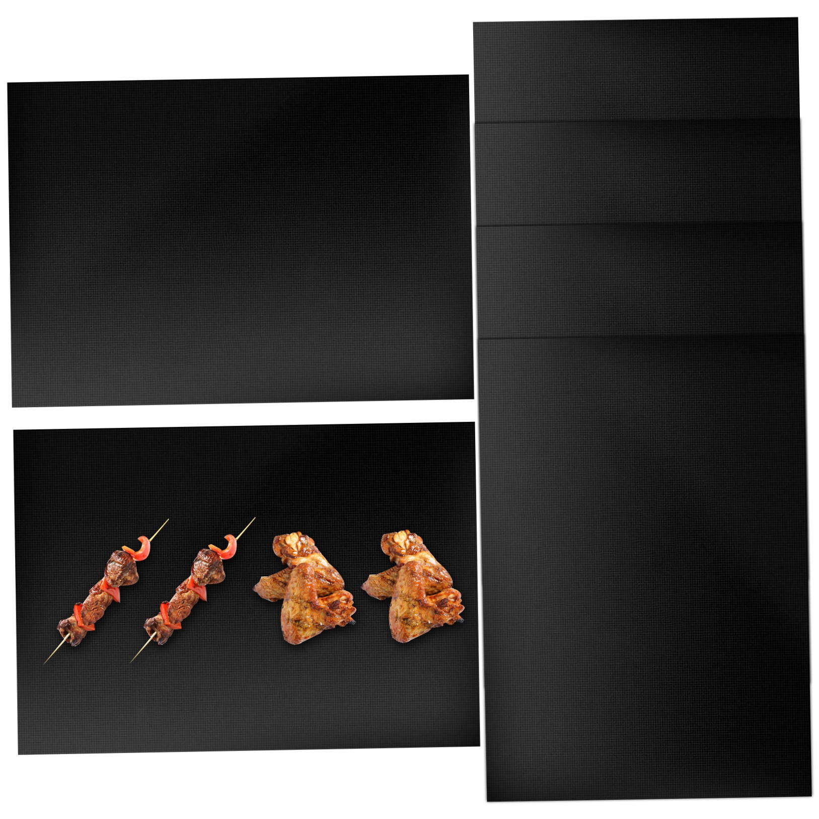 FONDOTIN Oven Liners Non-Stick Reusable 6Pcs 23.58X15.72X0.04in
