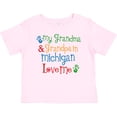 thumbnail image 3 of Inktastic Michigan Grandma Loves Me Boys or Girls Baby T-Shirt, 3 of 5