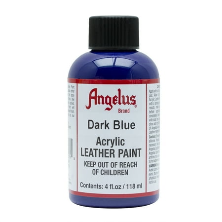 UPC: 0086366741795 | Angelus® Acrylic Leather Paint  4 oz.  Dark Blue