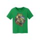 thumbnail image 1 of Camiseta de algodón de Tyrannosaurus Rex Kids - Clover Green - X-Small Gravity Trading Cima, 1 of 1