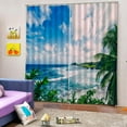 thumbnail image 2 of GUOOL Rideaux Ciel et Mer pour Salon Ensemble de Panneaux pour Enfants, 65x59, 2 of 8