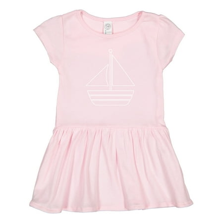 

Inktastic Sailboat Future Sailor Boating Gift Toddler Girl Dress