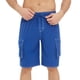 thumbnail image 1 of pstuiky Pantalones cortos para hombre, Pantalones cortos de verano para hombre, de moda, informales, lisos, con cintura elástica y bolsillos. Pantalones cortos de baloncesto, 1 of 6