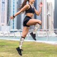 thumbnail image 6 of Lsque Autumn Garden Pattern Sport Compression Socks for Men & Women 15-20 mmHg Knee High Nurse Pregnant Running Medical and Travel Athletic, 6 of 6
