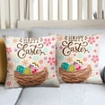 thumbnail image 5 of Hbdhejl Easter Pillowcase Rabbit Holiday Home Sofa Bedside Peach Skin Pillowcase, 5 of 5