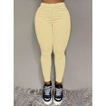 thumbnail image 3 of Women's High Waisted Skinny Jeans Slightly Stretchy Ultra Soft Plush Lined Suitable for wearing in autumn and winter, 3 of 7