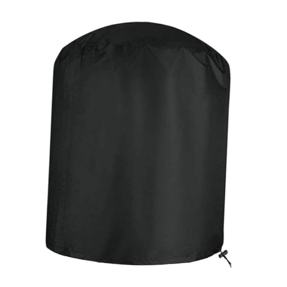 DYNWAVECA Housse de Barbecue avec Protecteur de Gril à Cordon Accessoire Robuste Extérieur Léger Imperméable Housse de Gril Rond Style C
