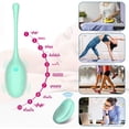 thumbnail image 7 of Kegel Exercise Balls Weights Pelvic Floor Exerciser Tightening & Strengthen Bladder Control Silicone Ball for Beginners to Advanced (Green), 7 of 7