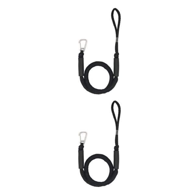 Maytalsory 2pcs Rustproof Mooring Rope For Boat Ensuring On Waves Strong Load-bearing black 2Set