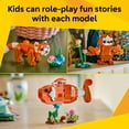 thumbnail image 4 of LEGO Creator 3 in 1 Cute Animals: Red Panda - Building Toy for Girls & Boys, Ages 8+ - 3 Building Options - Bookshelf or Bedroom Decor - Gift Idea for Kids - 31394, 4 of 7
