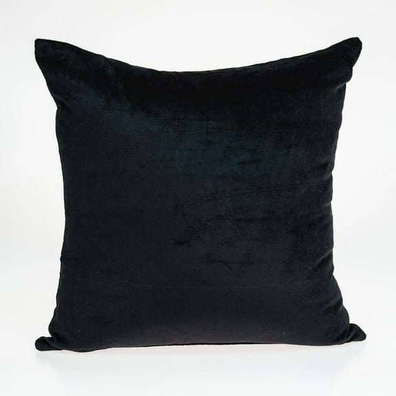Parkland Collection Spano Black Solid Throw Pillow