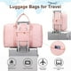 thumbnail image 5 of Bolsa de viaje Scothen, bolsa de lona grande de nailon, rosa, 5 of 6