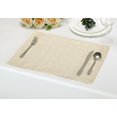 thumbnail image 6 of Kashi Home Stone Beige 13"x72" Runner, Decorative Fabric Table Topper for Gathering, Buffet Table, Parties, Holiday Dinner, Wedding & More, 6 of 8