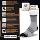 thumbnail image 2 of NevEND Calcetines de Lana Merino para Hombre Térmicos y Cálidos, para el Trabajo, el Senderismo y la Carrera en Invierno, 3 Pares (Talla 5-10), 2 of 7