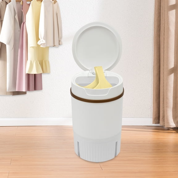 Portable Mini Washing Machine 4.5L Capacity Semi-Automatic Top Load Washer for Underwear Baby Clothes Dorm RV Travel