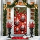 thumbnail image 4 of Hogar y cocina, Decoración del hogar, Decoración navideña, Cubierta de puerta navideña de 35 x 71 pulgadas - Patrón de Papá Noel - Decoración de puerta para el día de Navidad - Decoración para fiestas, 4 of 6
