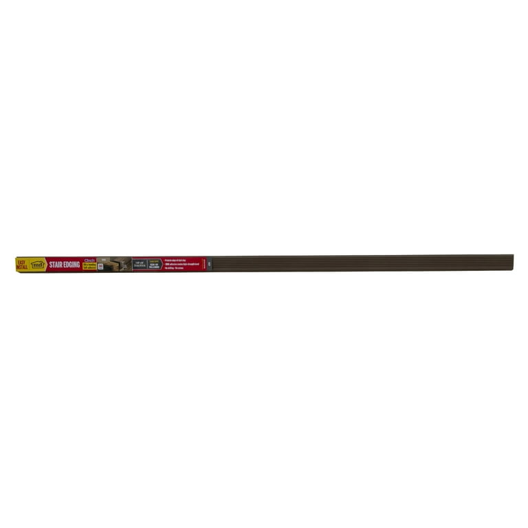 M-D Cinch 1-1/8 in. H X 36 in. L Prefinished Brown Aluminum Stair Edge M-D Cinch 1-1/8 in. H X 36 in. L Prefinished Brown Aluminum Stair Edge