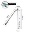 thumbnail image 2 of 50KG Fermeture de Porte Réglable en Alliage d'Aluminium Automatique, Fermeture Douce Ignifuge, Matériel de Porte Robuste et Durable, 2 of 7