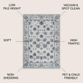 thumbnail image 4 of JONATHAN Y MODERN PERSIAN 3 x 5 Area Rug, Vintage Moroccan Traditional - Ivory/Blue/Red, MDP101D-3, 4 of 11