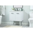 thumbnail image 4 of Elegant Kitchen and Bath 30 inch Single bathroom vanity in white, 4 of 5